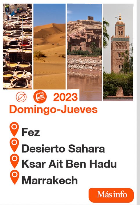 2023 850 fez desierto marrakech cartel viaje marruecos