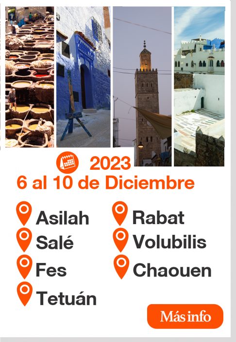 850 2023 ciudades imperiales fez asilah rabat chaouen tetuan cartel viaje marruecos