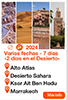 7 días Desierto Atlas-Merzouga-Ait BenHadu - Marrakech