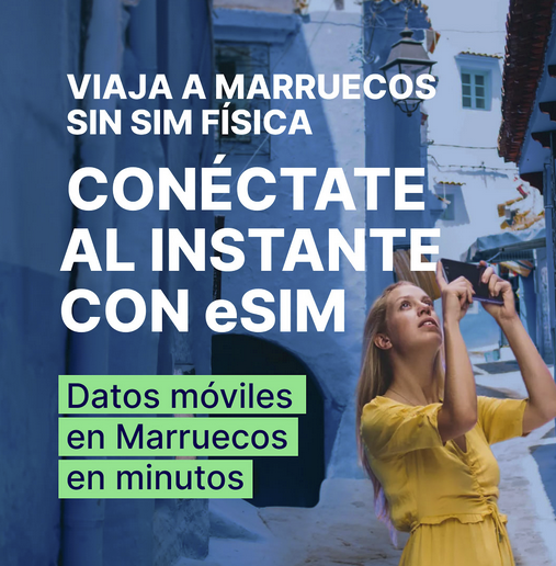 Roamic esim tarjeta virtual datos marruecos